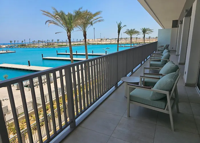 Vida Marina Hotel Residence, Marrassi North Coast , Seaview 3 Bedroom